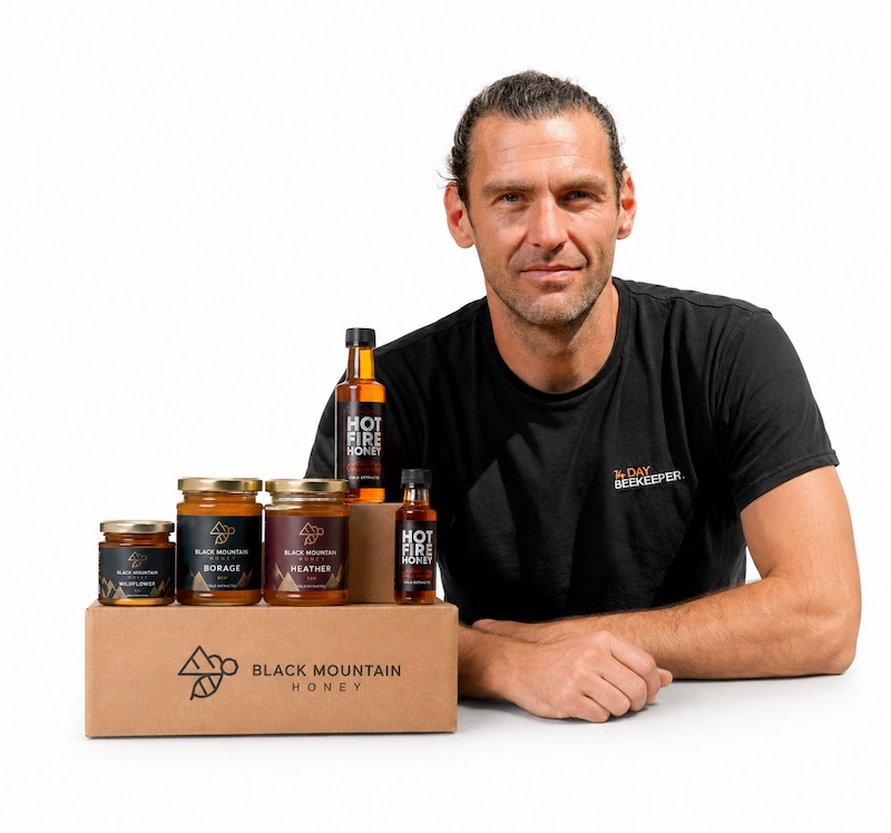 Laurence, the founder of Black Mountain Honey