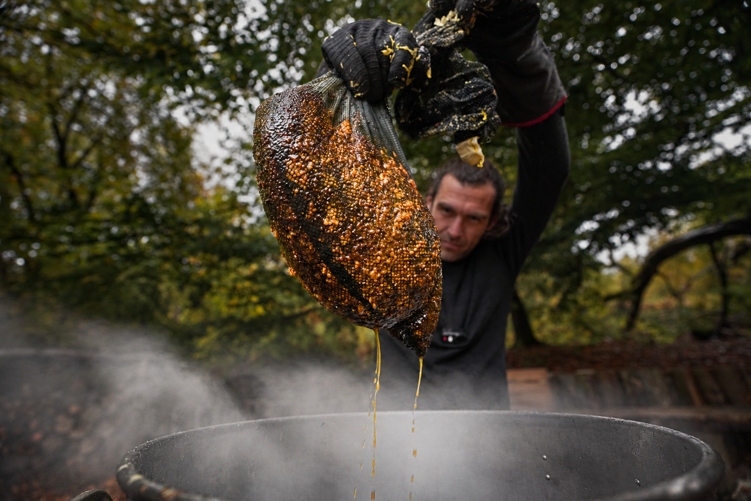 How to recover beeswax from honeycomb